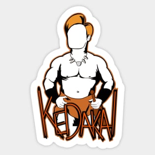 Kedakai! Conan O’Brien Barbarian Comedy Sticker